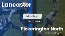 Matchup: Lancaster vs. Pickerington North  2016