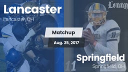 Matchup: Lancaster vs. Springfield  2017