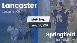 Matchup: Lancaster vs. Springfield  2018