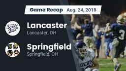 Recap: Lancaster  vs. Springfield  2018