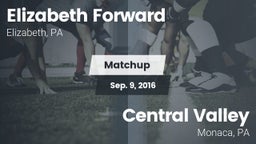 Matchup: Forward vs. Central Valley  2016