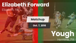 Matchup: Forward vs. Yough  2016