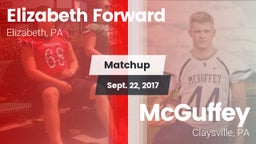 Matchup: Forward vs. McGuffey  2017