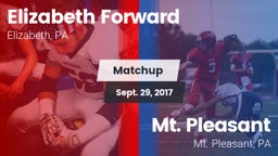 Matchup: Forward vs. Mt. Pleasant  2017