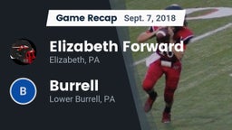 Recap: Elizabeth Forward  vs. Burrell  2018