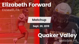 Matchup: Forward vs. Quaker Valley  2019
