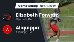 Recap: Elizabeth Forward  vs. Aliquippa  2019