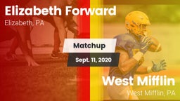Matchup: Forward vs. West Mifflin  2020