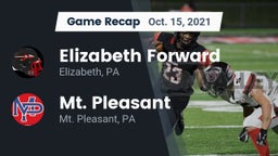 Recap: Elizabeth Forward  vs. Mt. Pleasant  2021