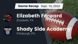 Recap: Elizabeth Forward  vs. Shady Side Academy  2022