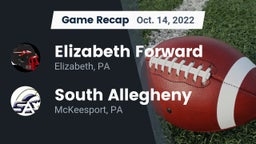 Recap: Elizabeth Forward  vs. South Allegheny  2022
