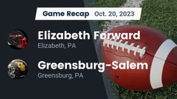 Recap: Elizabeth Forward  vs. Greensburg-Salem  2023
