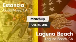 Matchup: Estancia vs. Laguna Beach  2016