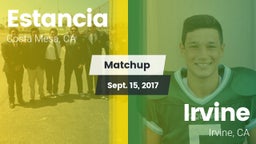 Matchup: Estancia vs. Irvine  2017