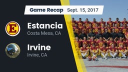 Recap: Estancia  vs. Irvine  2017