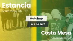 Matchup: Estancia vs. Costa Mesa  2017