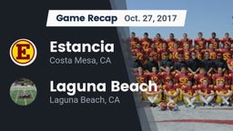 Recap: Estancia  vs. Laguna Beach  2017