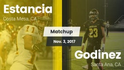 Matchup: Estancia vs. Godinez  2017