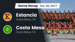 Recap: Estancia  vs. Costa Mesa  2017