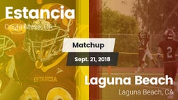 Matchup: Estancia vs. Laguna Beach  2018
