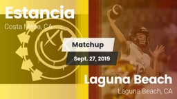 Matchup: Estancia vs. Laguna Beach  2019