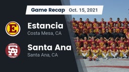 Recap: Estancia  vs. Santa Ana  2021