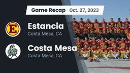 Recap: Estancia  vs. Costa Mesa  2023
