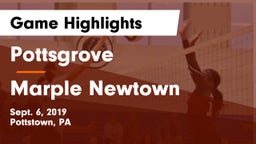 Pottsgrove  vs Marple Newtown  Game Highlights - Sept. 6, 2019