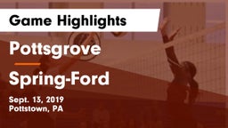 Pottsgrove  vs Spring-Ford  Game Highlights - Sept. 13, 2019