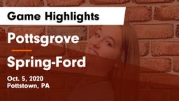 Pottsgrove  vs Spring-Ford  Game Highlights - Oct. 5, 2020