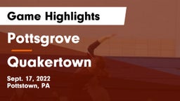 Pottsgrove  vs Quakertown Game Highlights - Sept. 17, 2022