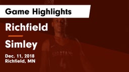 Richfield  vs Simley  Game Highlights - Dec. 11, 2018