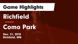 Richfield  vs Como Park  Game Highlights - Dec. 21, 2018