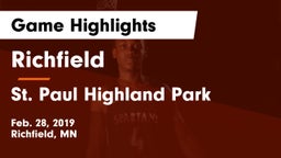 Richfield  vs St. Paul Highland Park Game Highlights - Feb. 28, 2019