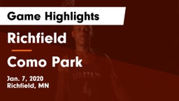 Richfield  vs Como Park  Game Highlights - Jan. 7, 2020