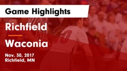 Richfield  vs Waconia  Game Highlights - Nov. 30, 2017