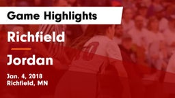 Richfield  vs Jordan  Game Highlights - Jan. 4, 2018