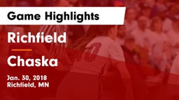 Richfield  vs Chaska  Game Highlights - Jan. 30, 2018