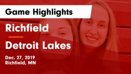Richfield  vs Detroit Lakes  Game Highlights - Dec. 27, 2019