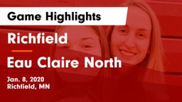 Richfield  vs Eau Claire North  Game Highlights - Jan. 8, 2020