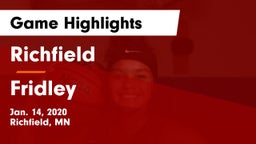 Richfield  vs Fridley  Game Highlights - Jan. 14, 2020