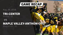 Recap: Tri-Center  vs. Maple Valley-Anthon-Oto  2016