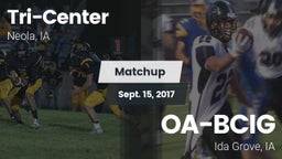 Matchup: Tri-Center vs. OA-BCIG  2017