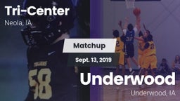 Matchup: Tri-Center vs. Underwood  2019