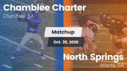 Matchup: Chamblee vs. North Springs  2020