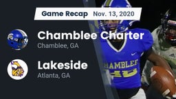 Recap: Chamblee Charter  vs. Lakeside  2020