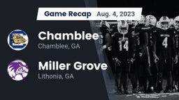 Recap: Chamblee  vs. Miller Grove  2023
