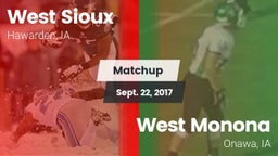 Matchup: West Sioux vs. West Monona  2017