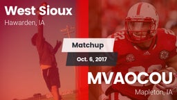 Matchup: West Sioux vs. MVAOCOU  2017