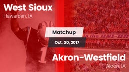 Matchup: West Sioux vs. Akron-Westfield  2017